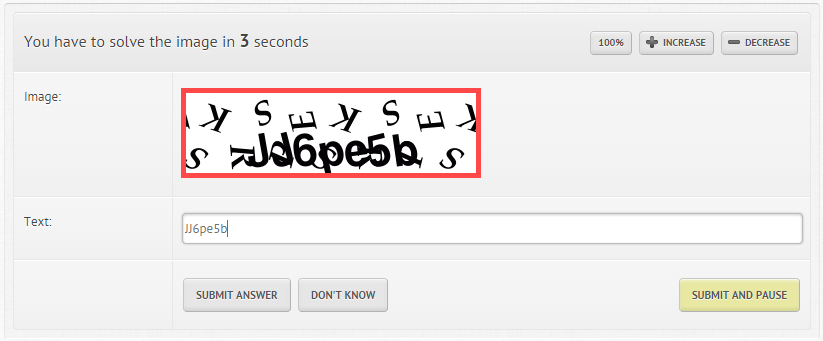 captcha entry job