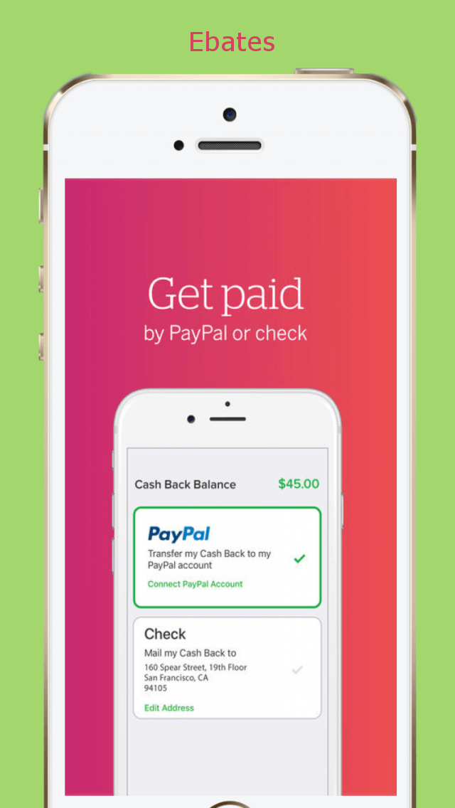 Ebates cashback app