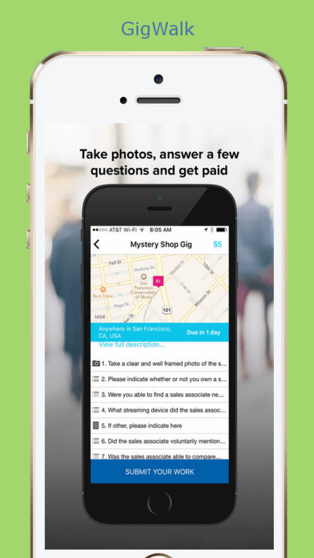 Gigwalk earn money crowd sourcing app