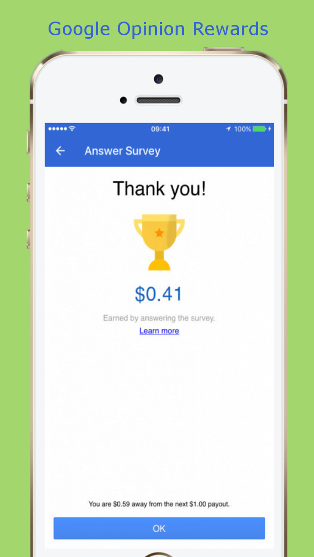 Google Opinion Rewards app