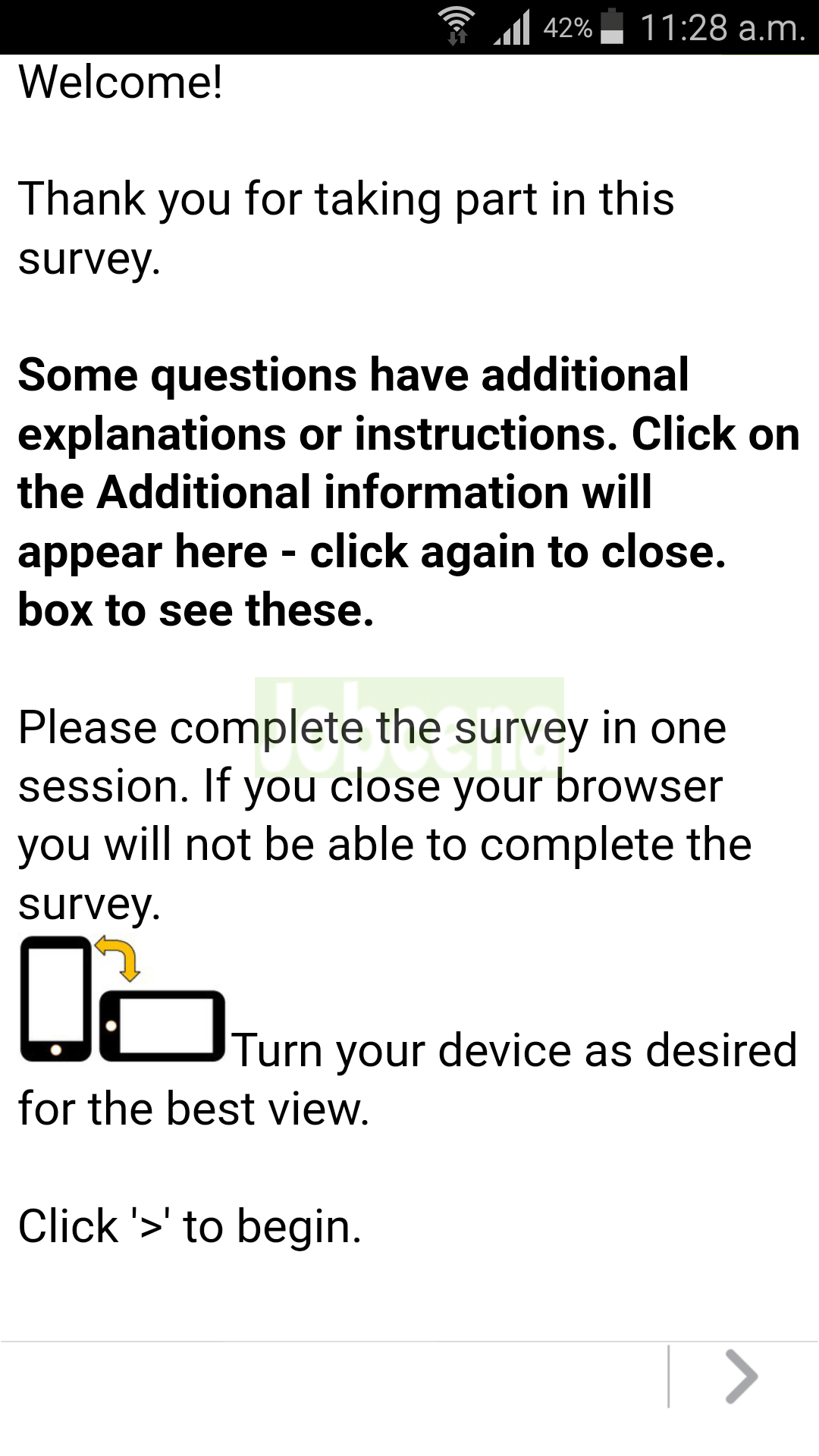 Mobile survey jobs without investment