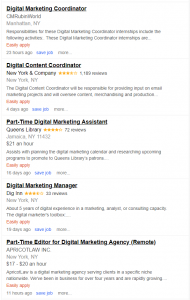 Part time digital marketing jobs