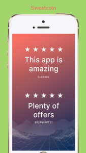 Sweatcoin fitness mobile money app