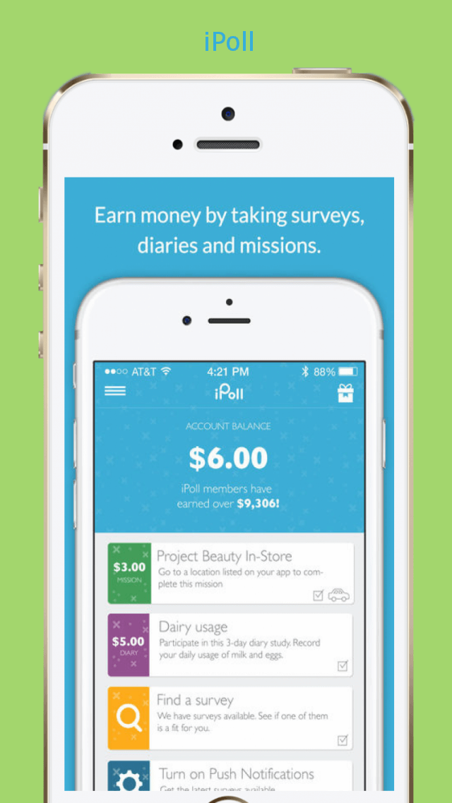 Best Money Making Apps For Android Iphone That Pay Real Cash - ipoll survey app market research mobile