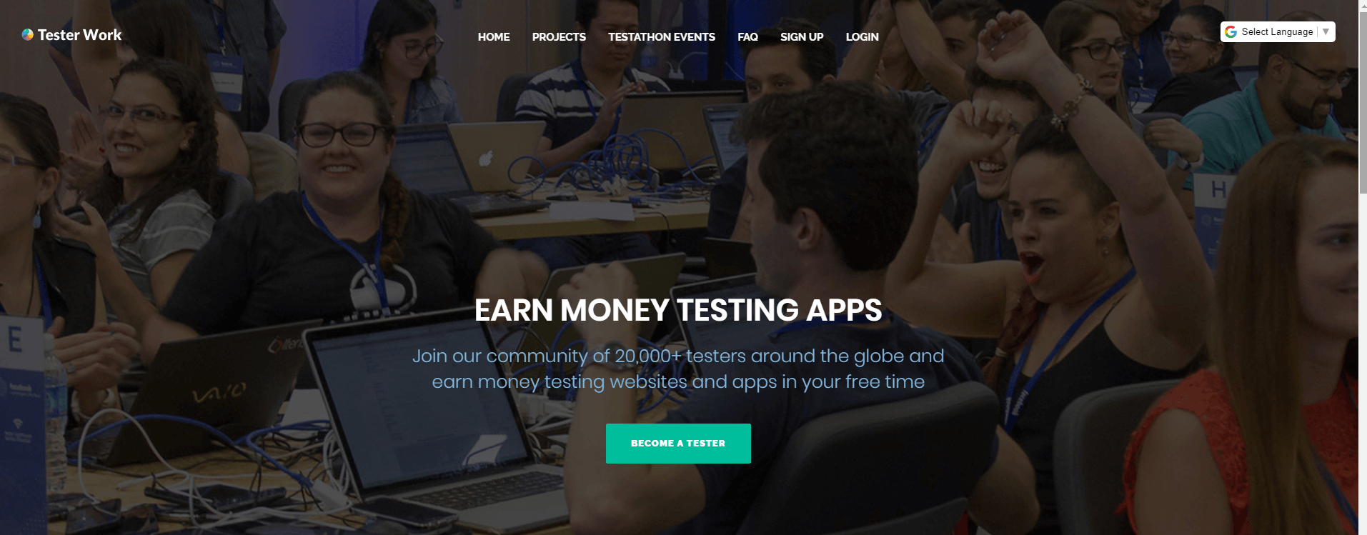 Tester work earn money testing apps