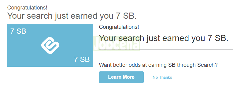 Swagbucks get paid to search