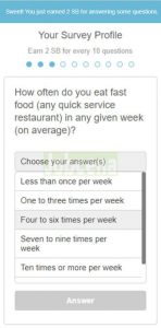 Swagbucks profile survey earn SB