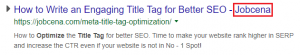 Branding title tag for SEO