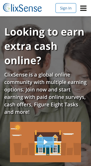 Clixsense app