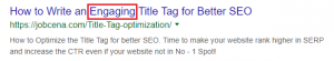 Making use of synonyms for attraction of Title tag