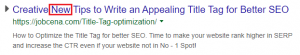 Using power word seo title