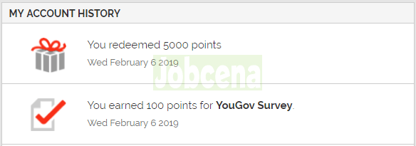 YouGov Surveys payout